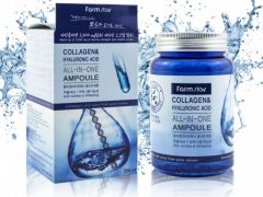 Ампульная сыворотка с коллагеном и гиалуроновой кислотой FarmStay Collagen & Hyaluronic Acid All-in-